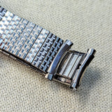 Vintage BULOVA Expansion Watchband 17-22mm Flex Bracelet ALL S.S. - Never Worn!