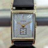 1944 LONGINES Watch 17 Jewels Cal. 9L Wristwatch 10K GF Tank Case Wristwatch
