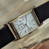 1944 LONGINES Watch 17 Jewels Cal. 9L Wristwatch 10K GF Tank Case Wristwatch