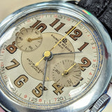 Vintage BAUME & MERCIER Geneve Chronograph Watch Antimagnetic 17 Jewels 39mm Swiss Made