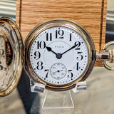 1904 ELGIN Railroad Pocket Watch 18s Grade No. 274 21 Jewels Hunter Case - RARE!