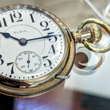 1904 ELGIN Railroad Pocket Watch 18s Grade No. 274 21 Jewels Hunter Case - RARE!