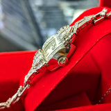 Vintage Ladies HAMILTON Cocktail Watch 22 Jewels Grade 761 Fancy White Gold and Diamond Case Wristwatch