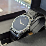 MOVADO MUSEUM CLASSIC Watch MO.01.1.14.6000 Black Dial ALL Original & 2-Box