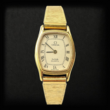 Ladies OMEGA DeVille Dress Wristwatch Ref. 591.0135 Cal. 1387 Vintage Quartz Watch
