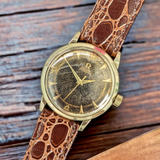 1952 OMEGA Automatic Wristwatch 14K SOLID GOLD Ref. G6525 Vintage Bumper Automatic Wristwatch