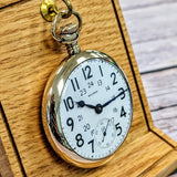 1917 WALTHAM Pocket Watch 24-Hour Dial 16s Openface 15 Jewels Grade No. 620 GF Case