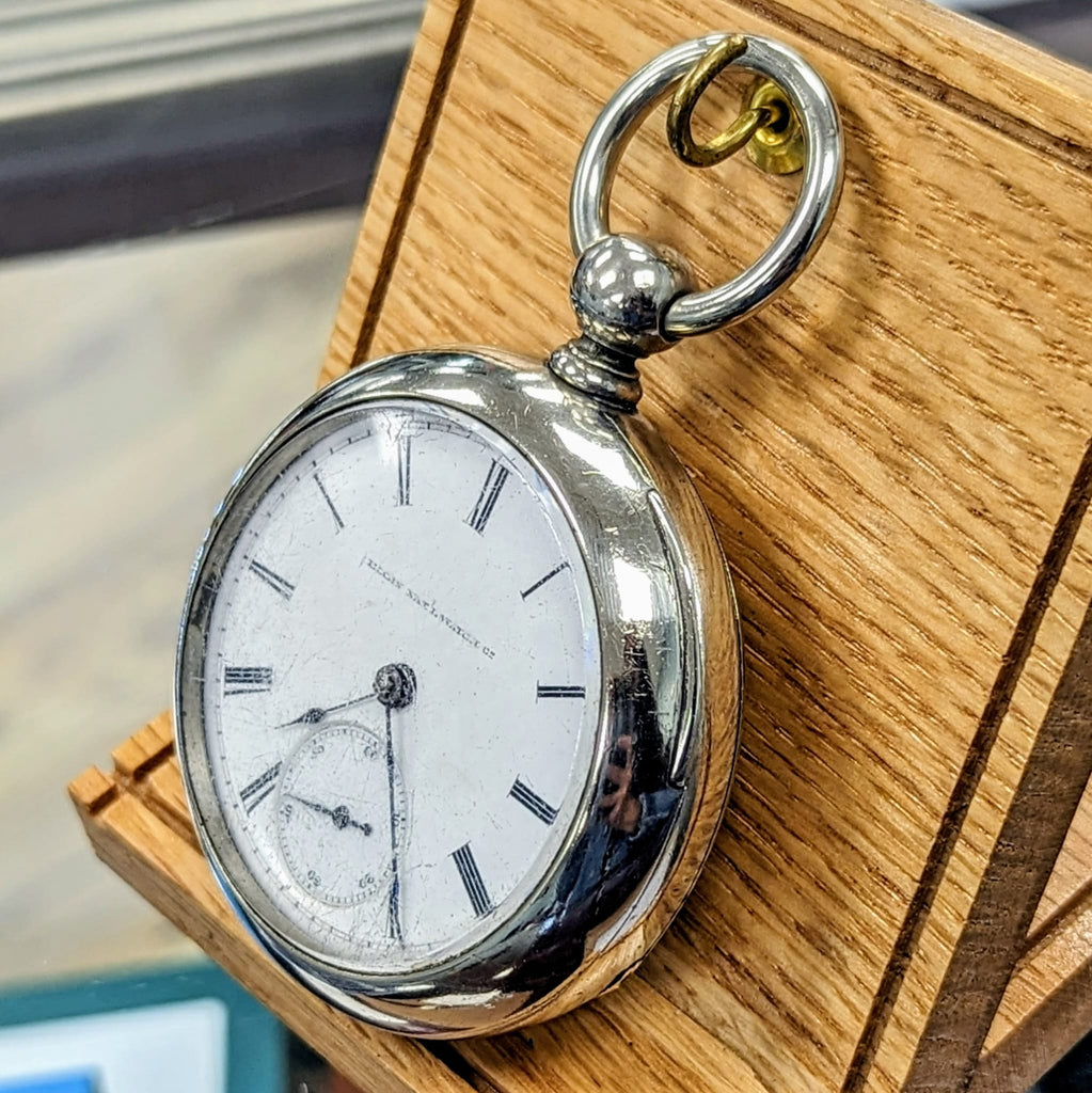 1887 ELGIN Pocket Watch Key Wind Key Set 11 Jewels Grade 13 - With Key ...