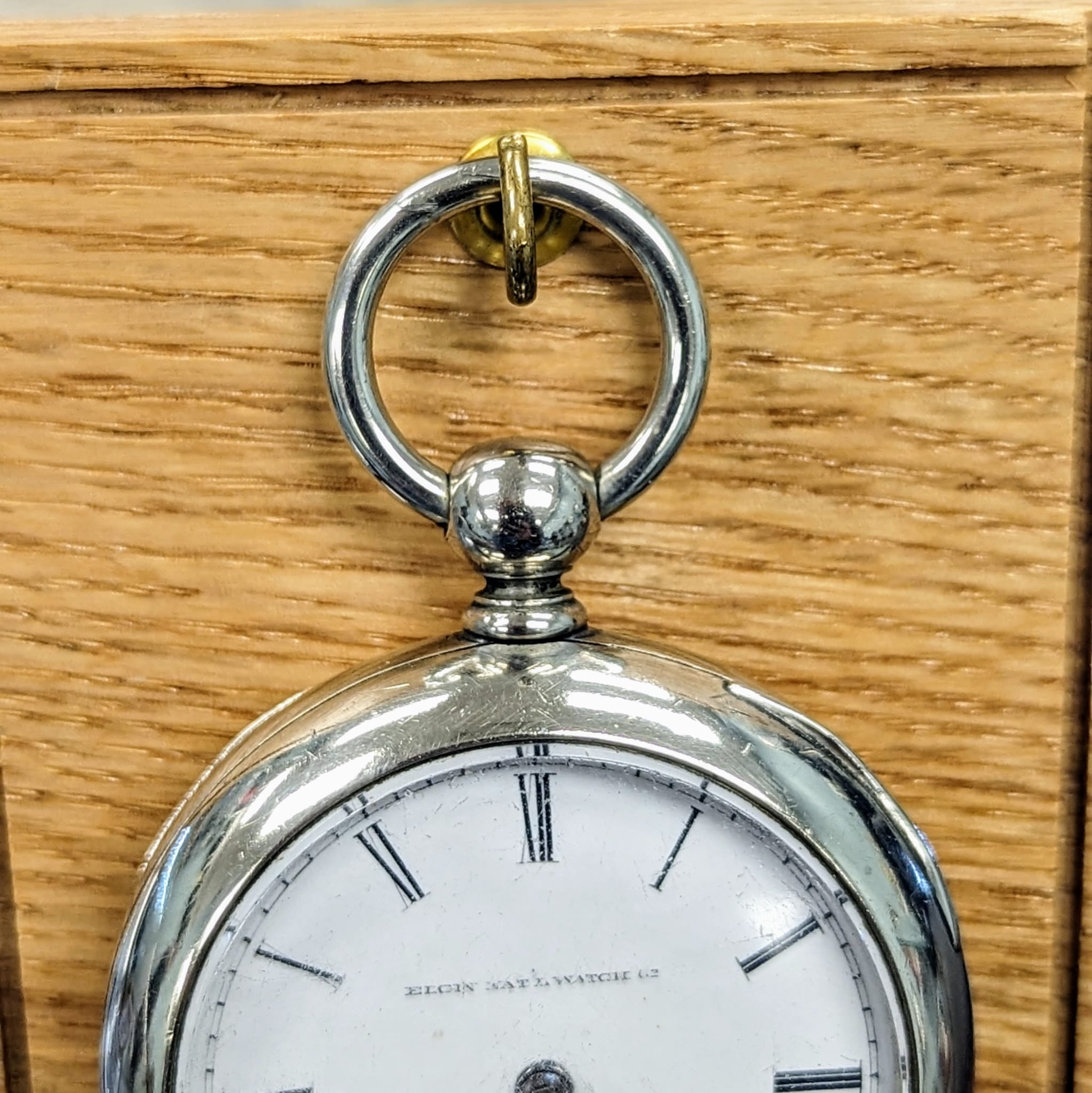 1887 ELGIN Pocket Watch Key Wind Key Set 11 Jewels Grade 13 - With Key ...
