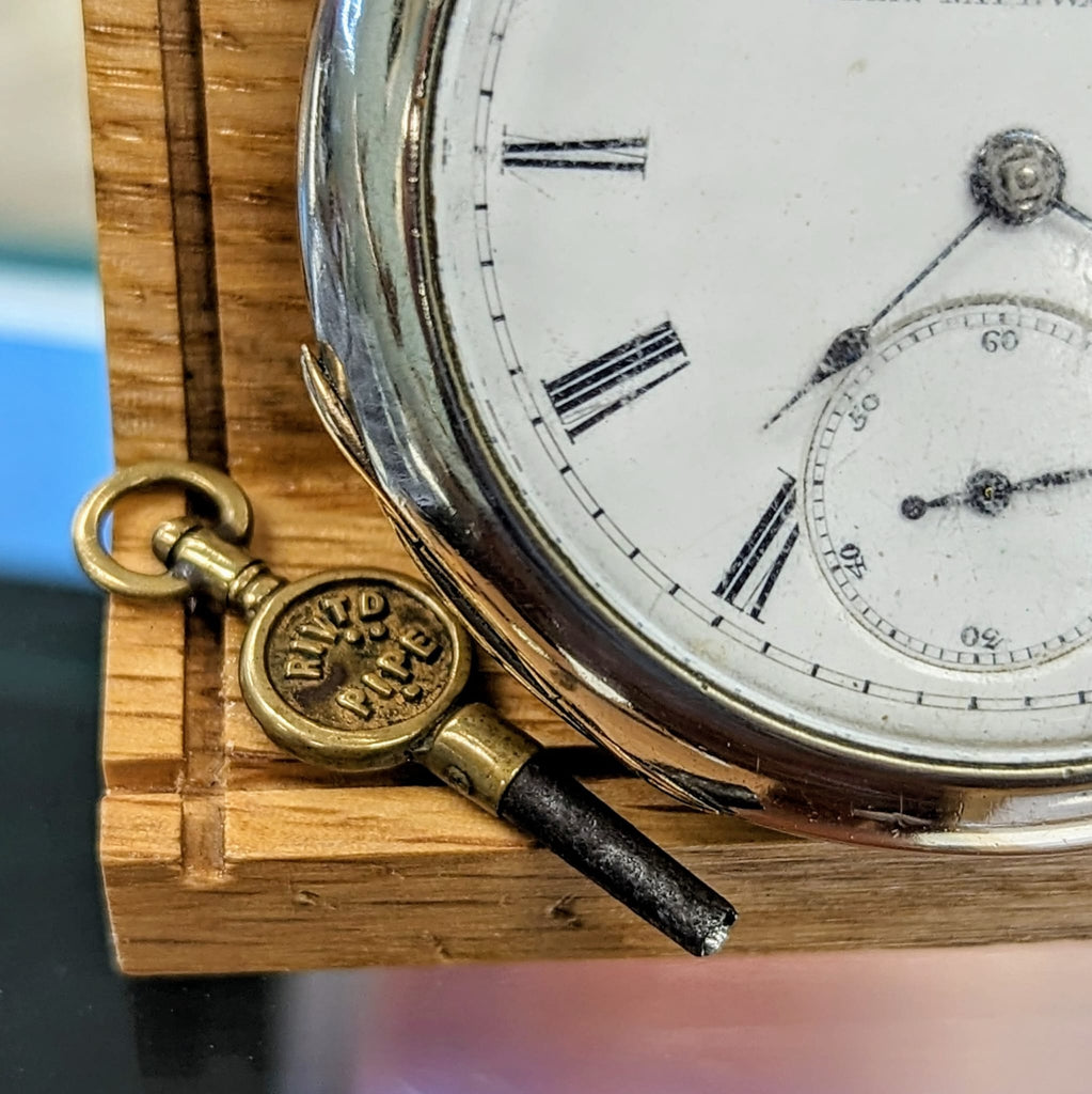 1887 ELGIN Pocket Watch Key Wind Key Set 11 Jewels Grade 13 - With Key ...