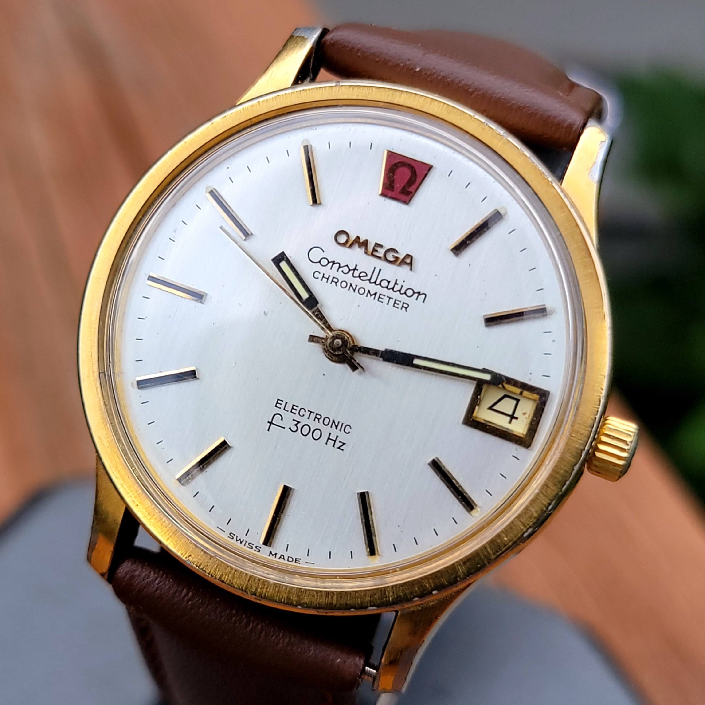 OMEGA Constellation Chronometer Electronic F300Hz Tuning Fork Watch