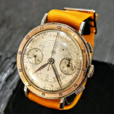 POSTALA Military Doctor's Watch Landeron 39 Chronograph Wristwatch
