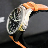 GLYCINE Combat AM Automatic Watch Ref GL0239 DEMO UNIT NEAR NOS! 2 STRAPS