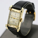 1940 GRUEN Watch Fancy Lugs - Diamond Dial Vintage Manual Wristwatch - In BOX!