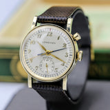 LONGINES Monopusher Chronograph Watch Chronostop Wristwatch - In Box!