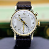 LONGINES Monopusher Chronograph Watch Chronostop Wristwatch - In Box!