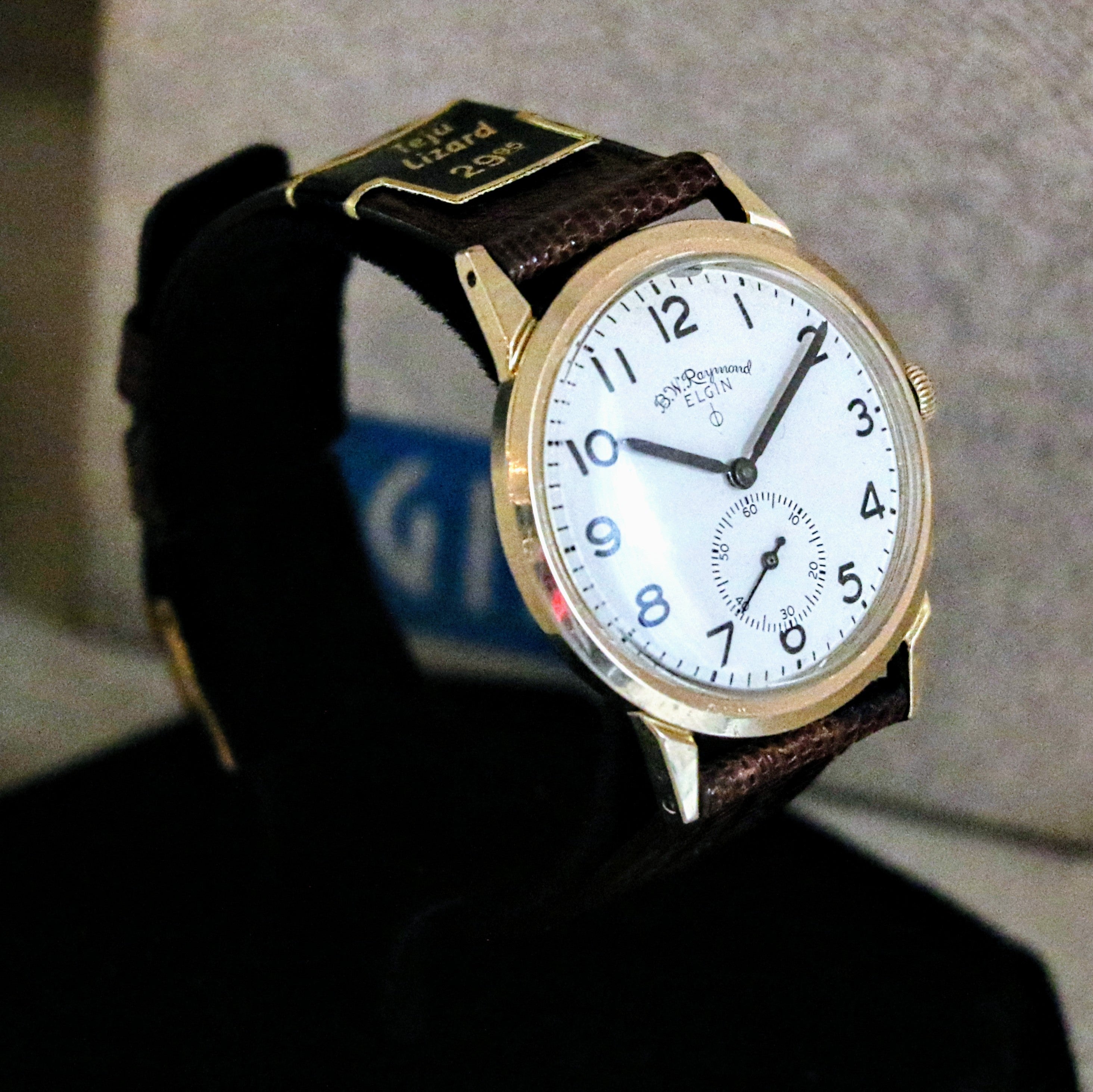 1961 ELGIN B. W. Raymond Watch Railroad Grade 730A Wristwatch in BOX ...