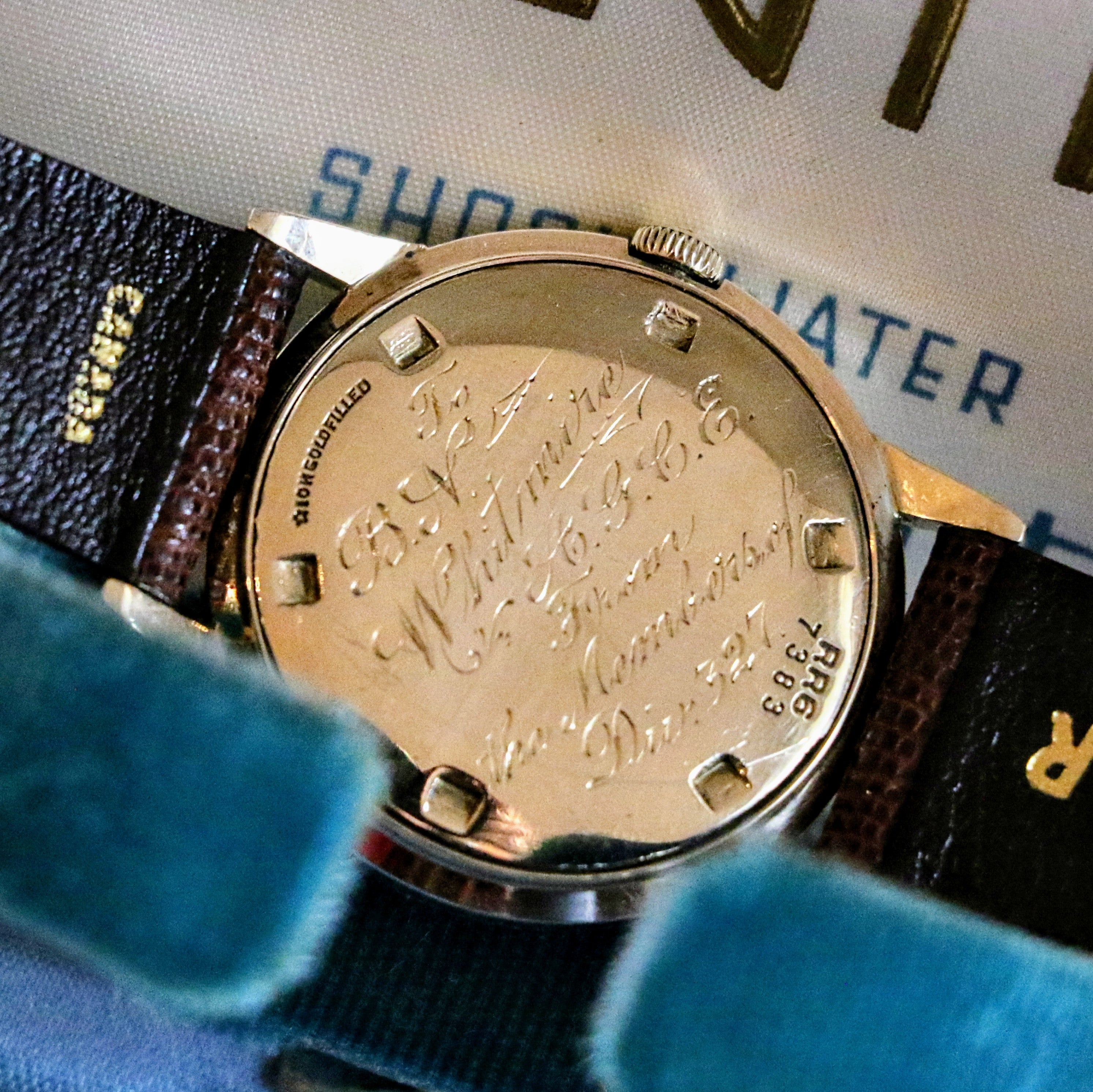 1961 ELGIN B. W. Raymond Watch Railroad Grade 730A Wristwatch in BOX ...