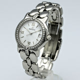 BERTOLUCCI Vir Watch Diamond Bezel 35mm S.S. Wristwatch