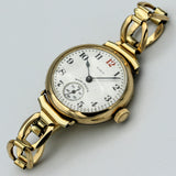 1921 ELGIN Trench Watch 7 Jewels Grade 462 Vintage Wristwatch