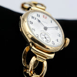 1921 ELGIN Trench Watch 7 Jewels Grade 462 Vintage Wristwatch