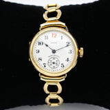 1921 ELGIN Trench Watch 7 Jewels Grade 462 Vintage Wristwatch