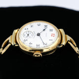 1921 ELGIN Trench Watch 7 Jewels Grade 462 Vintage Wristwatch