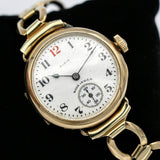 1921 ELGIN Trench Watch 7 Jewels Grade 462 Vintage Wristwatch