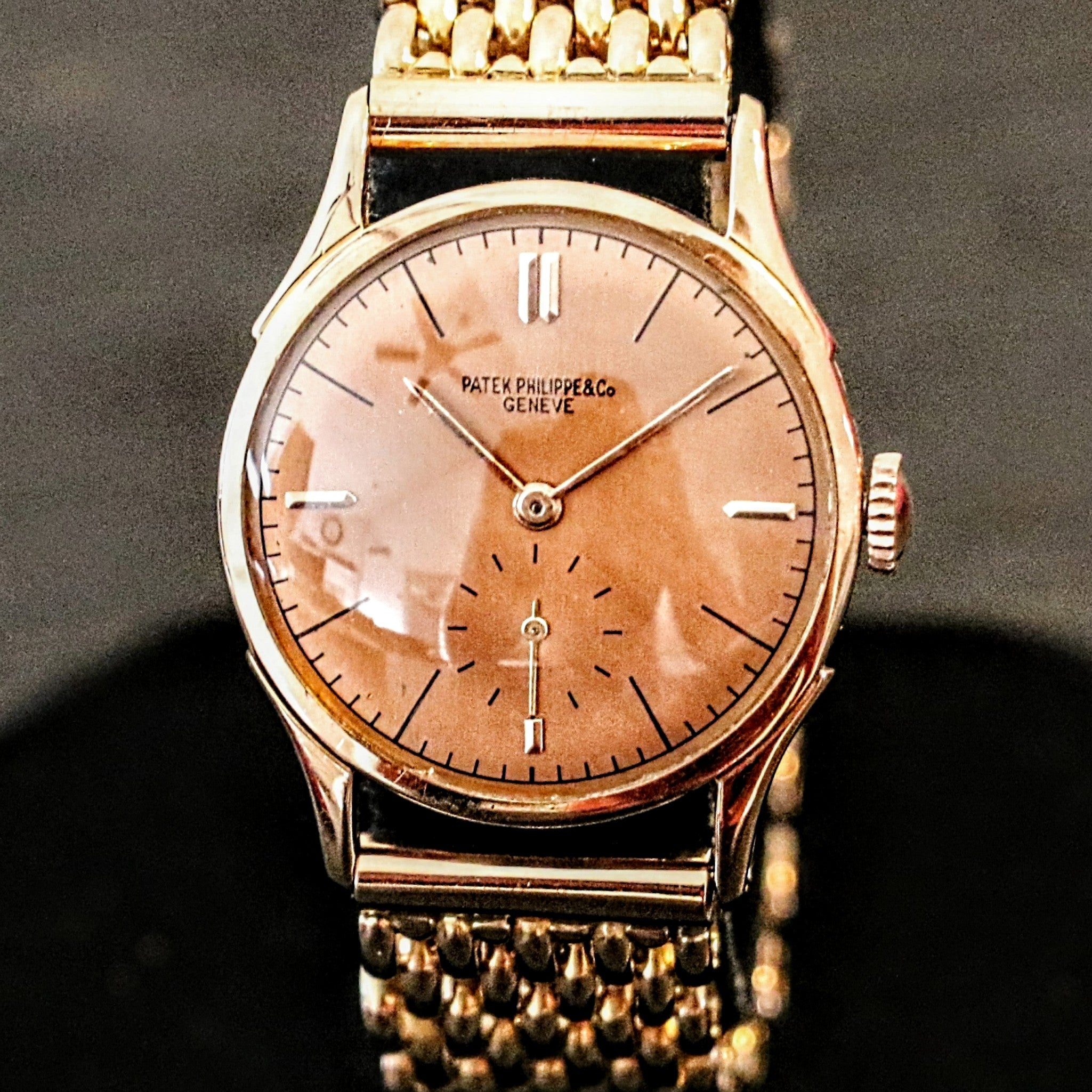Historic and Exceedingly Rare Patek Philippe Wristwatch Ref. 1515 Truly Exceptional 18K Rose Gold
