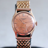 Historic and Exceedingly Rare Patek Philippe Wristwatch Ref. 1515 Truly Exceptional 18K Rose Gold