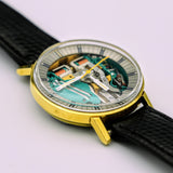 BULOVA Accutron SpaceView Writswatch Electronically Controlled 214 Tuning Fork Watch