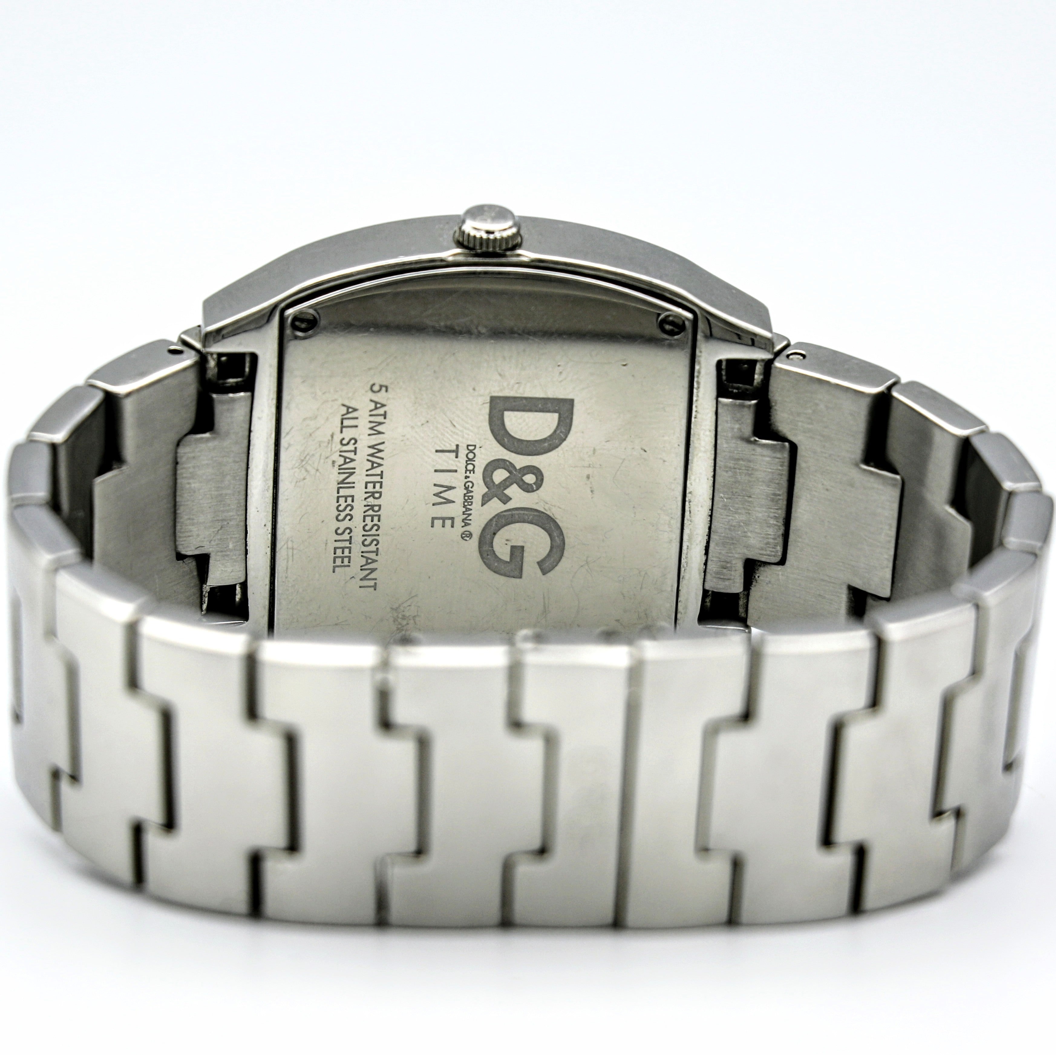 Dolce gabbana time 5 atm water resistant all stainless steel Clearance