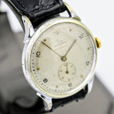 1940s RECORD Bumper Automatic Wristwatch Swiss Made Cal. 171 20 Jewels Watch