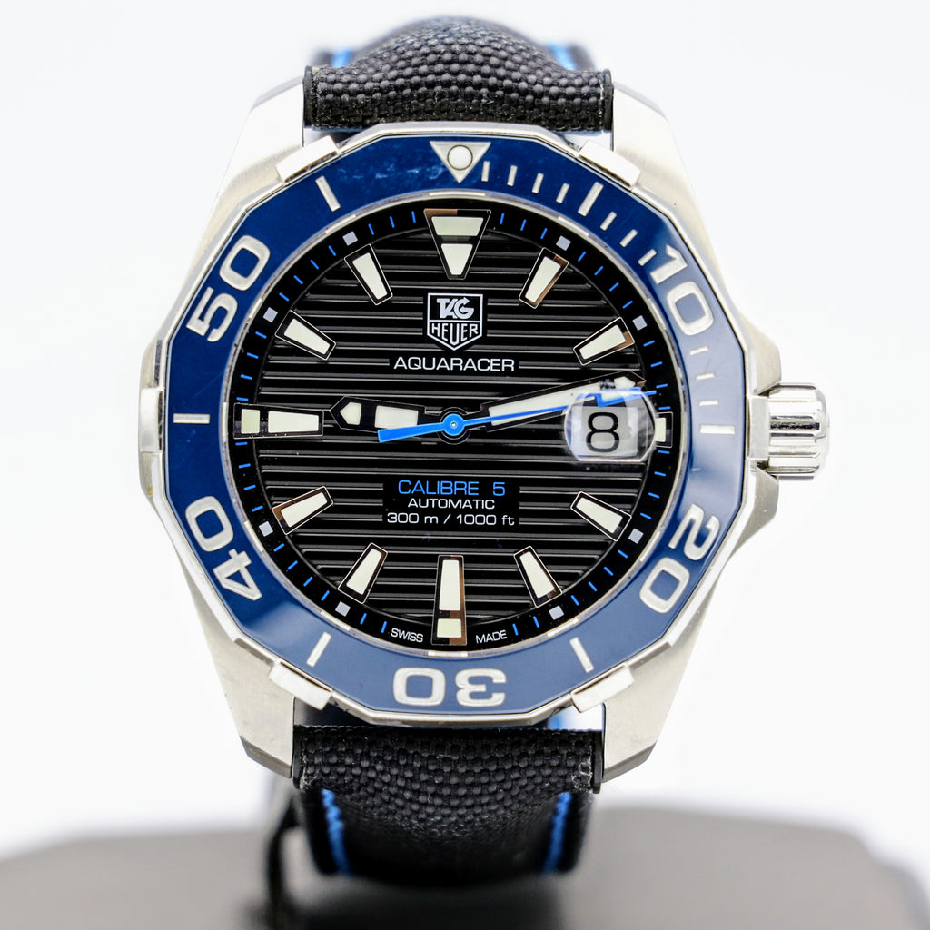 TAG HEUER Aquaracer Wristwatch Cal 5 Automatic Dive Rotating Bezel Wat ...