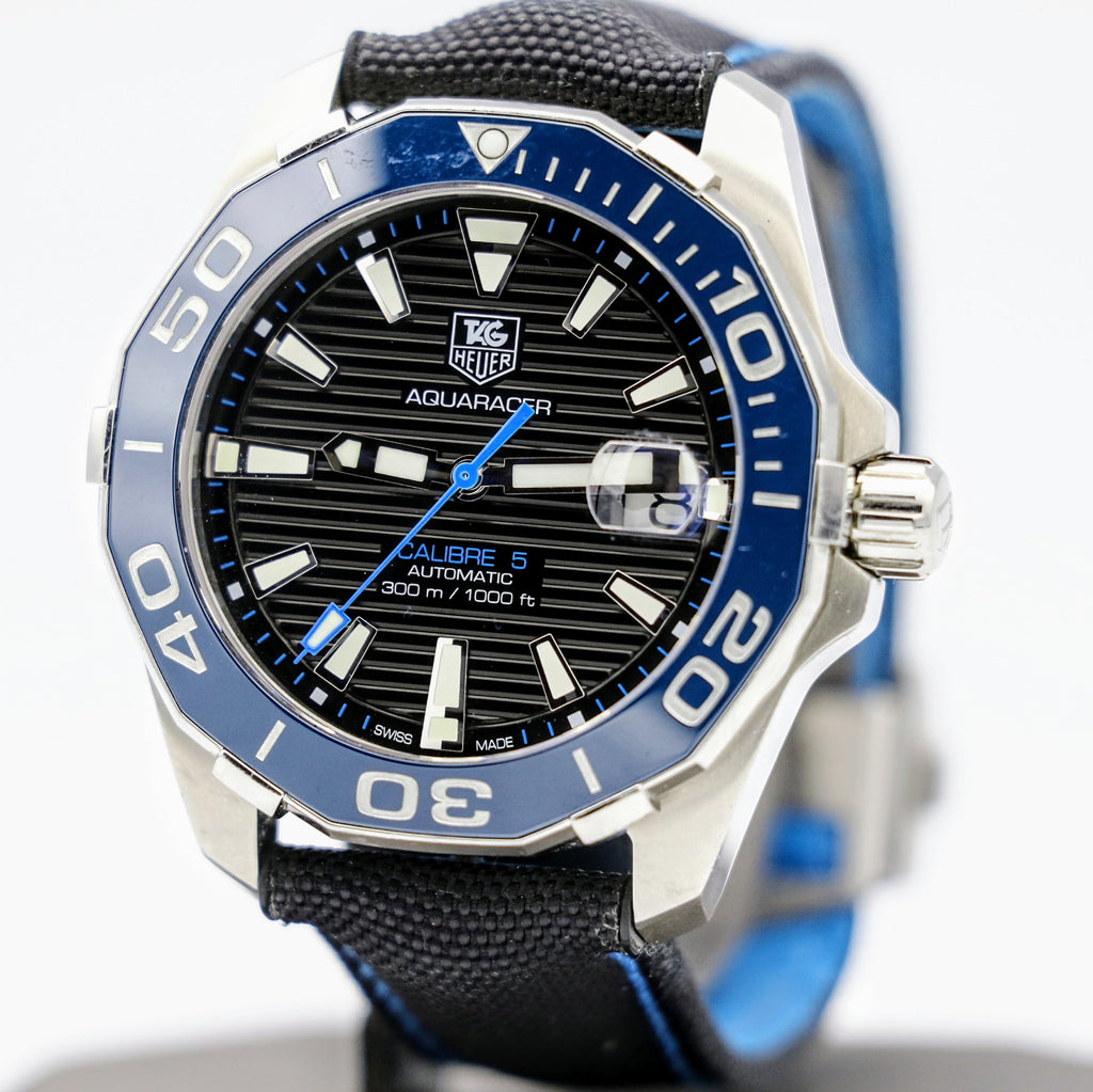 TAG HEUER Aquaracer Wristwatch Cal 5 Automatic Dive Rotating Bezel Wat ...