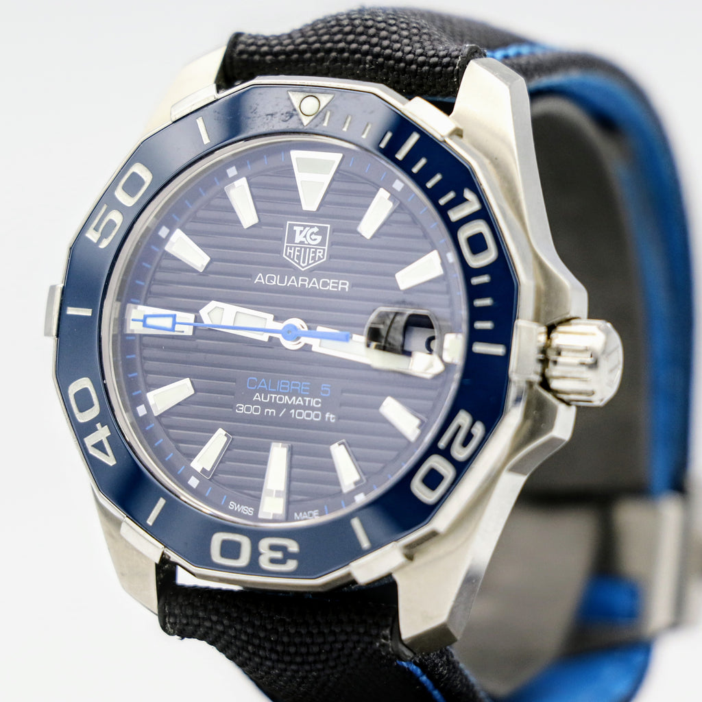 TAG HEUER Aquaracer Wristwatch Cal 5 Automatic Dive Rotating Bezel Wat ...