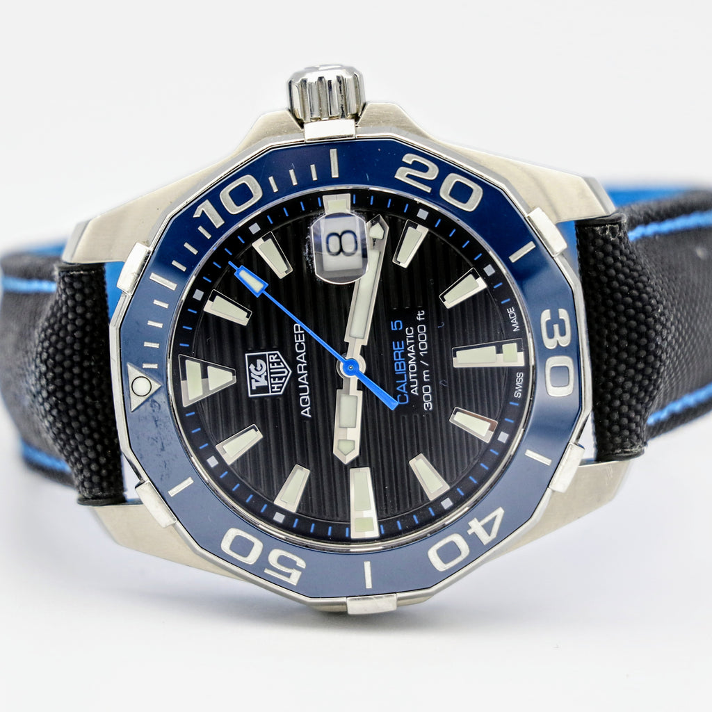 TAG HEUER Aquaracer Wristwatch Cal 5 Automatic Dive Rotating Bezel Wat ...