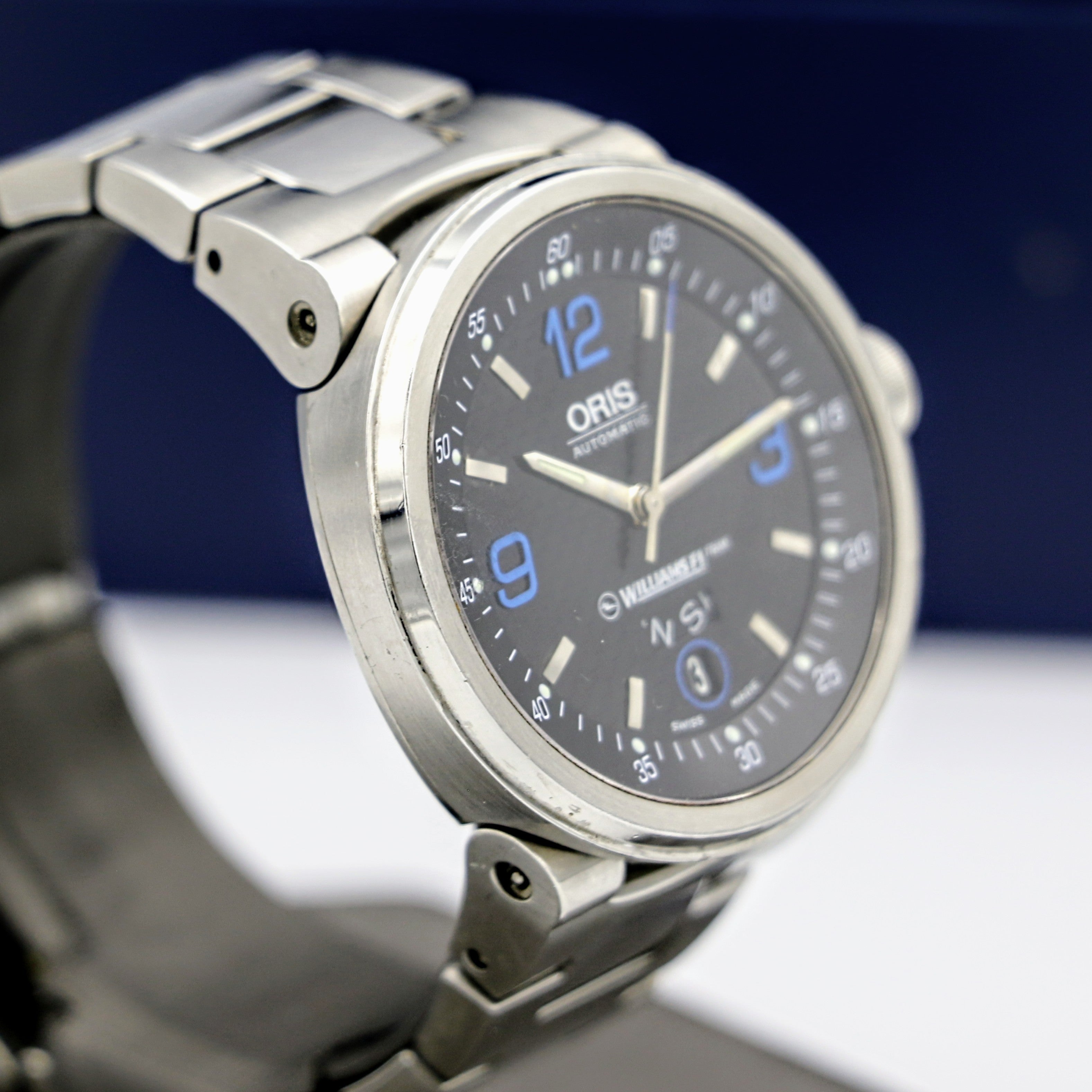 ORIS Williams F1 Team Automatic Day/Date Wristwatch Caliber 635 25 Jewels Watch