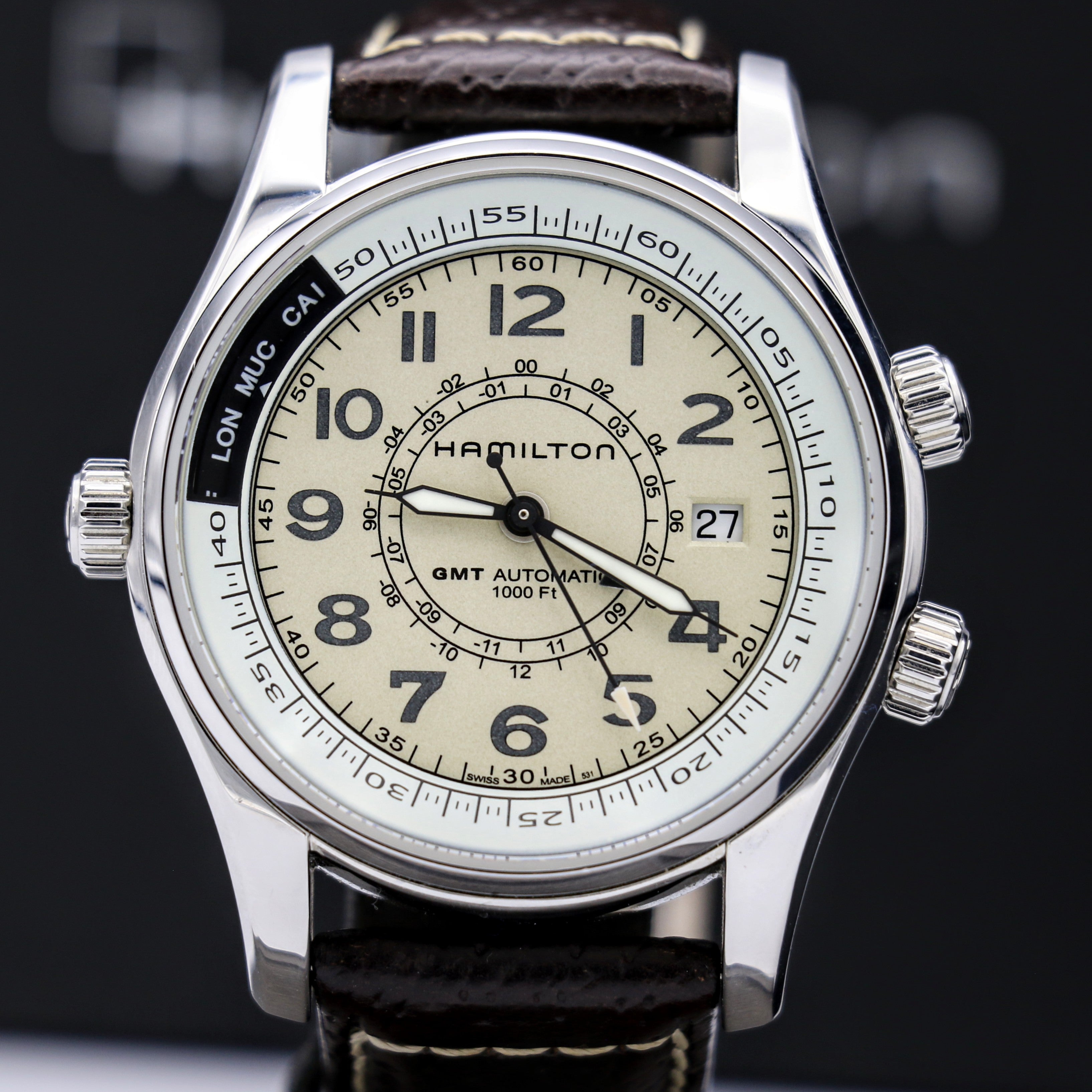 Hamilton deals pilot gmt