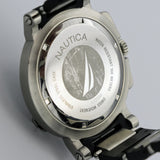 NAUTICA Chronograph Wristwatch Basketweave Dial Swiss High-Quality Quartz Watch