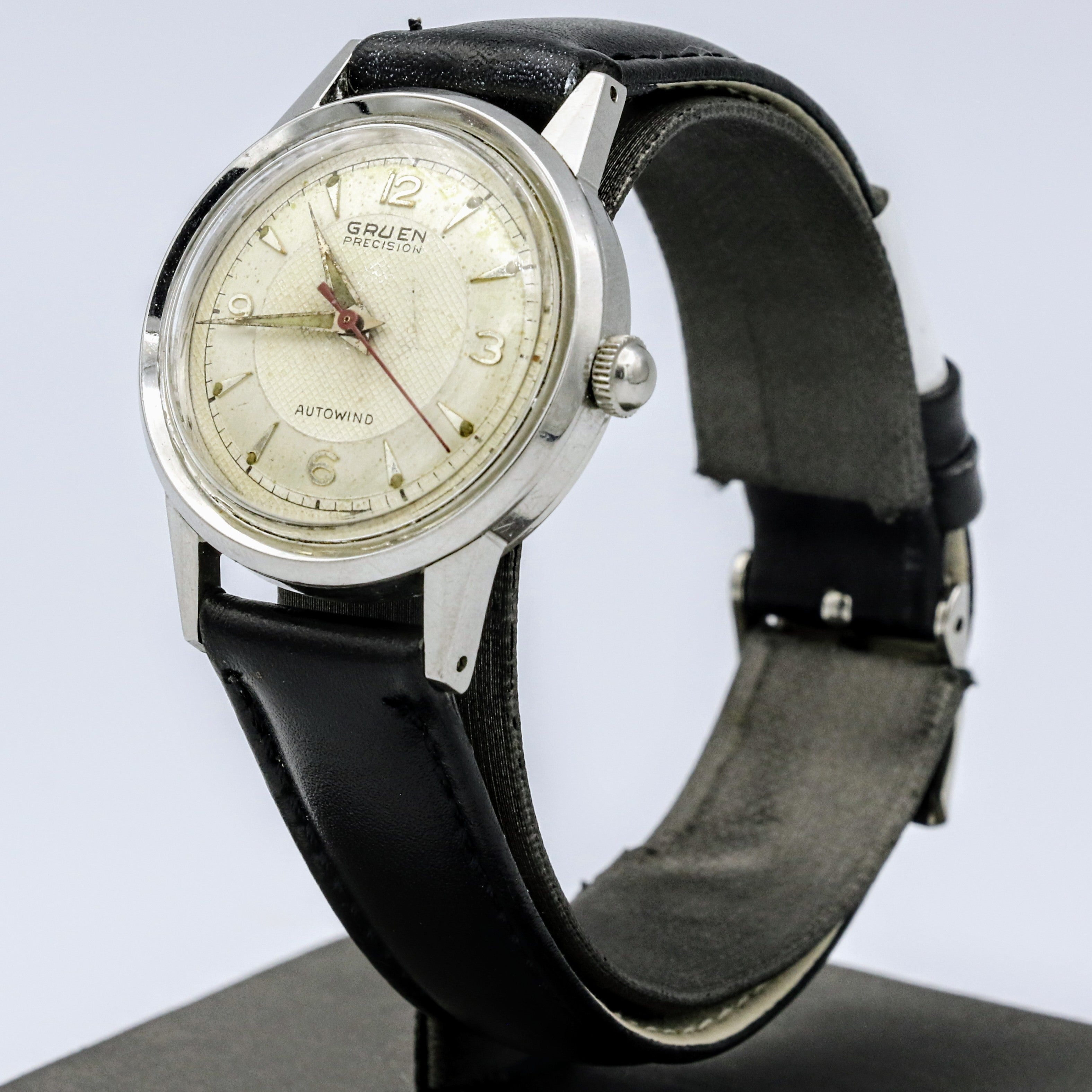 1954 GRUEN Precision Autowind Wristwatch Bumper Swiss Caliber 462ss 17J Watch