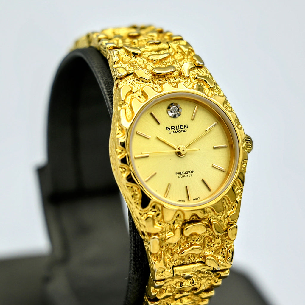 Buy Gruen Diamond Precision Quartz Watch Second Hand Horology