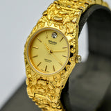 GRUEN Diamond Precision Ladies Quartz Watch Nugget Design Wristwatch