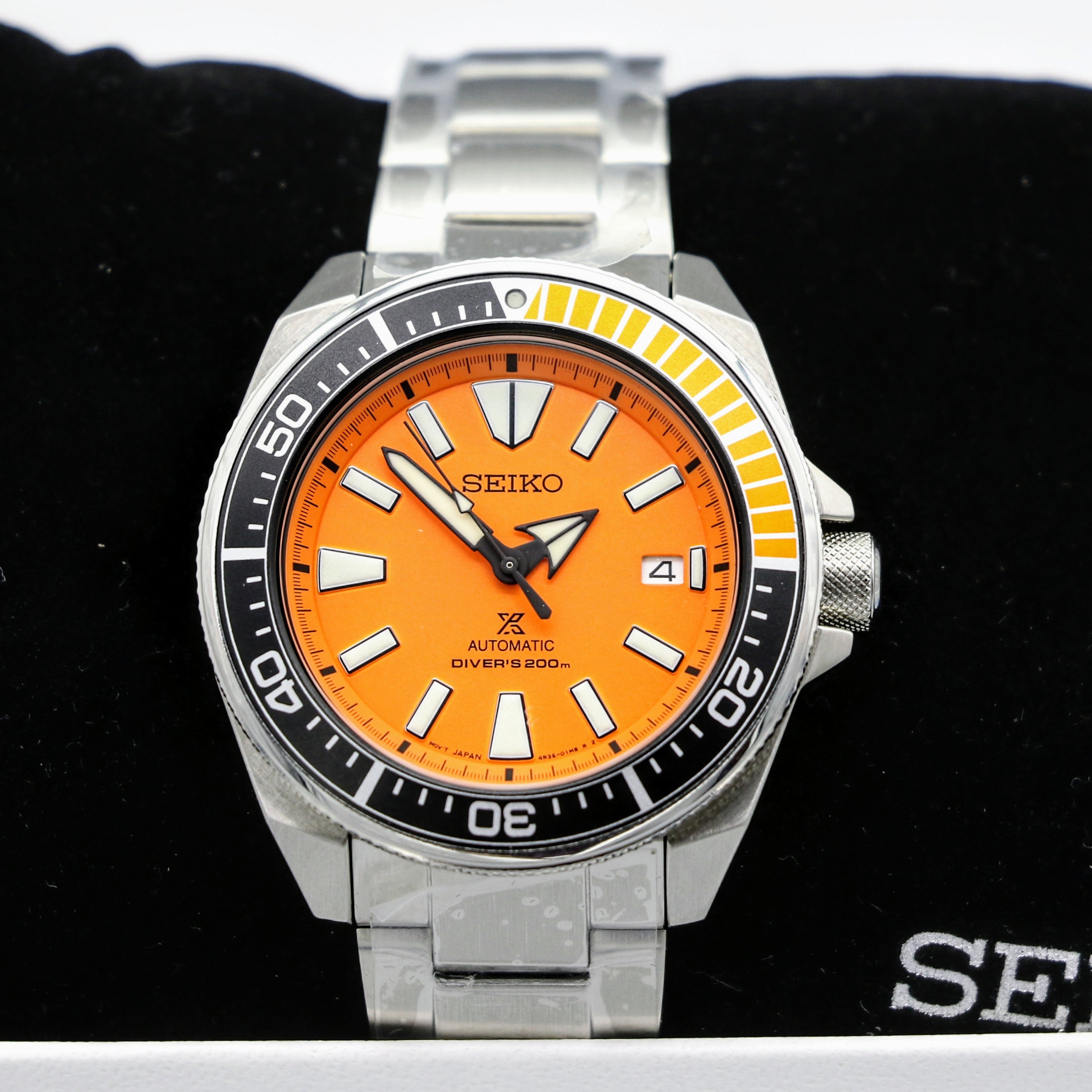 NEW W/ BOX & PAPERS SEIKO Prospex Automatic Diver's DISCONT – HAND HOROLOGY
