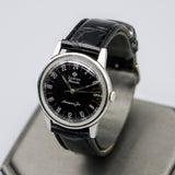 ZODIAC Hermetic Aerospace Jet Wristwatch Cal. 721 17 Jewels Swiss Watch