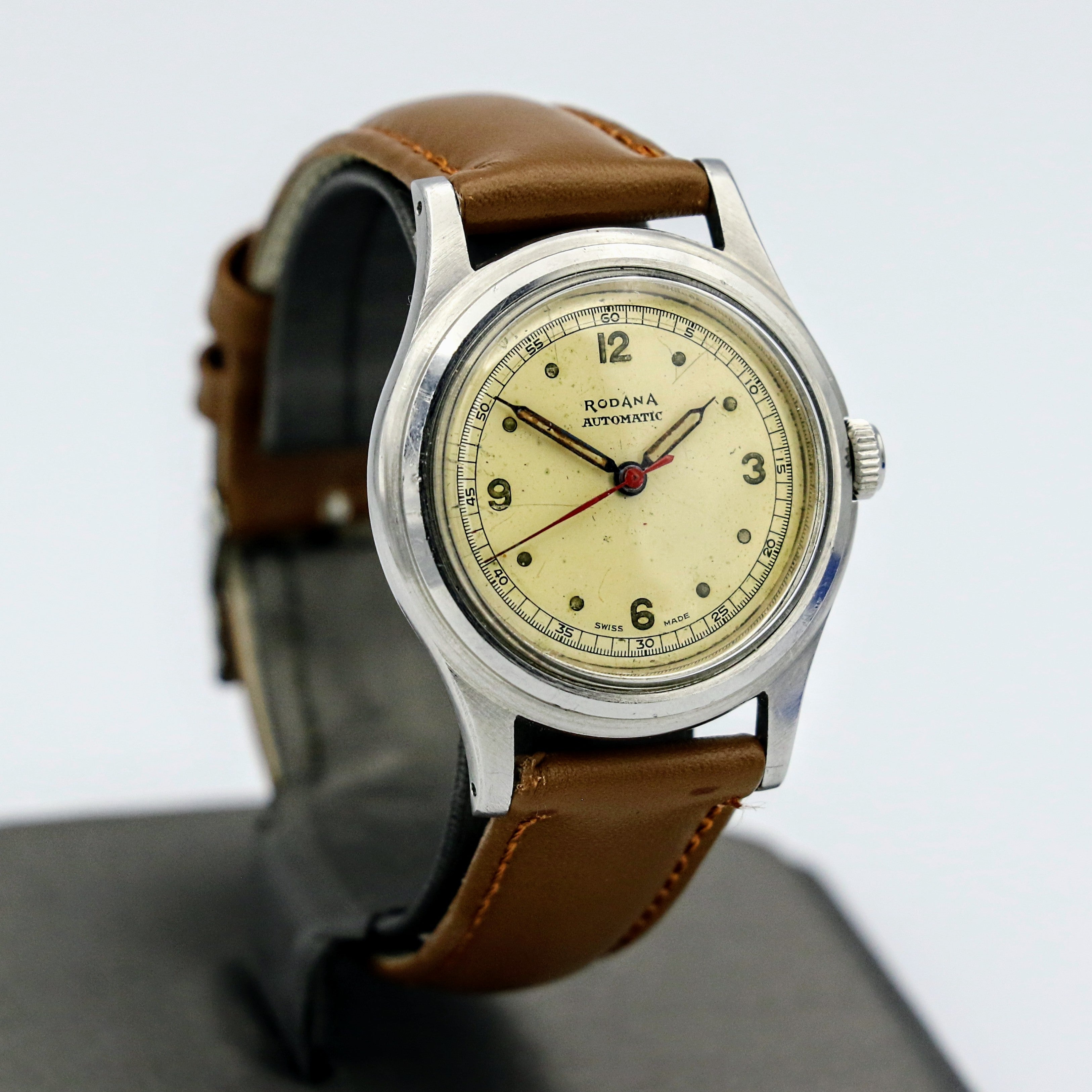 Vintage RODANA SWISS Automatic Wristwatch Waterproof Antimagnetic Shock Absorber Watch