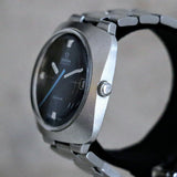OMEGA Dynamic Geneve Automatic Watch Date & Blue Hand - Cushion 39mm Wristwatch