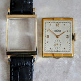 Vintage VULCAIN Wristwatch Swiss Stroboscopic Movement Caliber 708 17 Jewels Watch