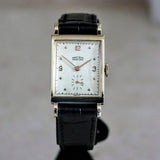 Vintage VULCAIN Wristwatch Swiss Stroboscopic Movement Caliber 708 17 Jewels Watch