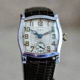 1933 ELGIN Legionnaire Art Deco Watch Grade 485 U.S.A. Made Vintage Watch